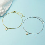 Copper Foot Chains Shell Pendant Anklet for Women