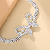 Stonefans Boho Rhinestone Butterfly Anklet Bracelet for Women
