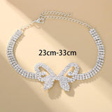 Stonefans Boho Rhinestone Butterfly Anklet Bracelet for Women