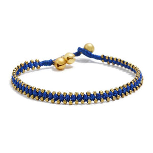 Red Rope Copper Bead Bell Buckle Anklet Female Version