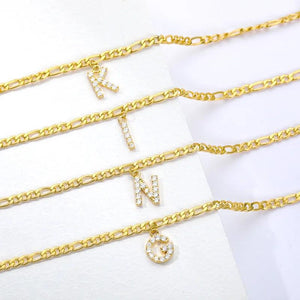 Cubic Charm Anklet Stainless Steel Anklets for Women Girl Beach Accessories