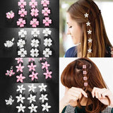 Pearl Flower Crystal Hair Pins Wedding Bridal Headwear