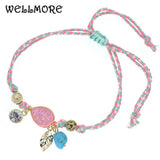 Bohemia Anklets for Women Lace-Up Charm Ankle Bracelet Foot Jew