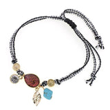 Bohemia Anklets for Women Lace-Up Charm Ankle Bracelet Foot Jew