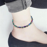 Magnetic Stone Bracelet Lymph Detox Anklet
