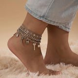 J.Shine Padlock Anklet Cuban Chain Sandals Foot Jewelry