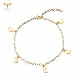 Paris Tower Charms Anklet Bracelets Thin Gold Chain Women Jewelry