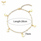 Paris Tower Charms Anklet Bracelets Thin Gold Chain Women Jewelry