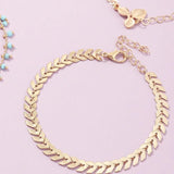 Sindlan 4Pcs Boho Clover Anklets for Women