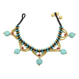 Colorful Beads Starfish Anklets Leg Bracelet Boho Jewelry