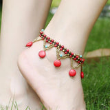 Colorful Beads Starfish Anklets Leg Bracelet Boho Jewelry