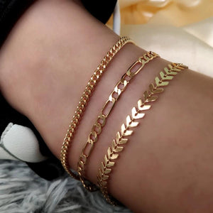 3pcs/set Beach Foot Jewelry Leg Chain Anklets Women Accessories