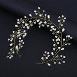 Pearl Beads Wreath Hair Band Vintage Headband