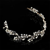 Pearl Beads Wreath Hair Band Vintage Headband