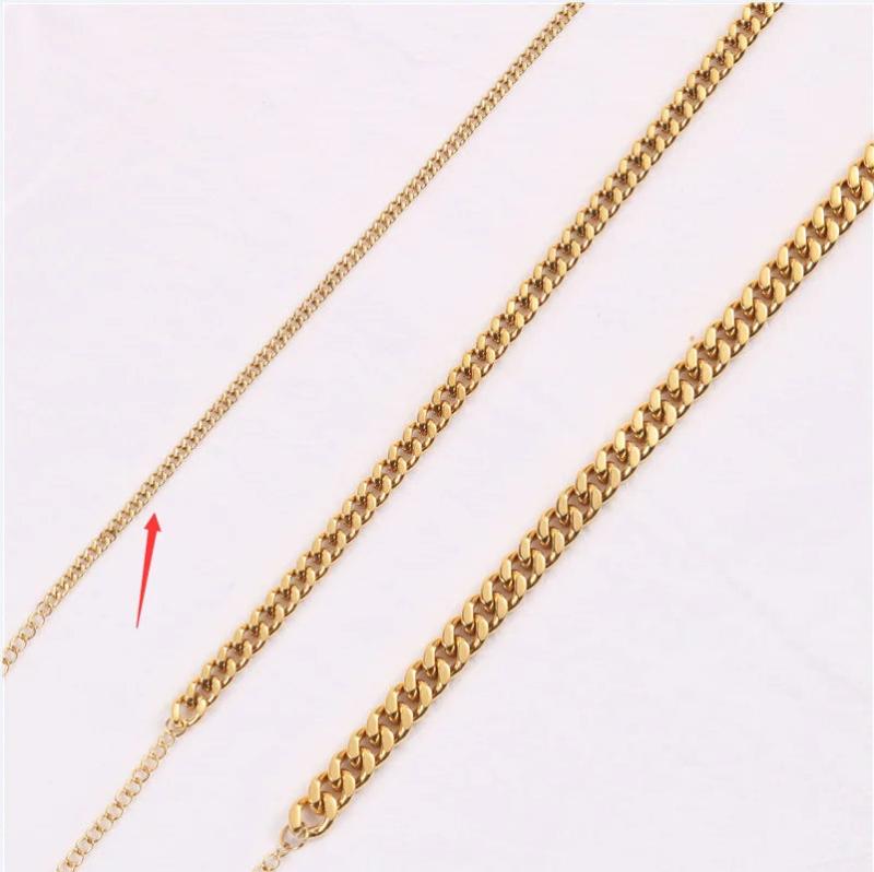 Tank Chain Anklet Stainless Steel Foot Jewelry