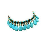 Boho Style Semi-precious Stones Anklets Retro Beach Sexy Anklets