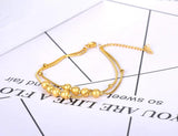 18K Plated Stainless Steel Link Chain Anklets For Women