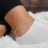 Boho Stainless Steel Snake Chain Anklet Women Jewelry