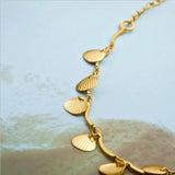 24k Pure Shell Anklet Bracelet for Women