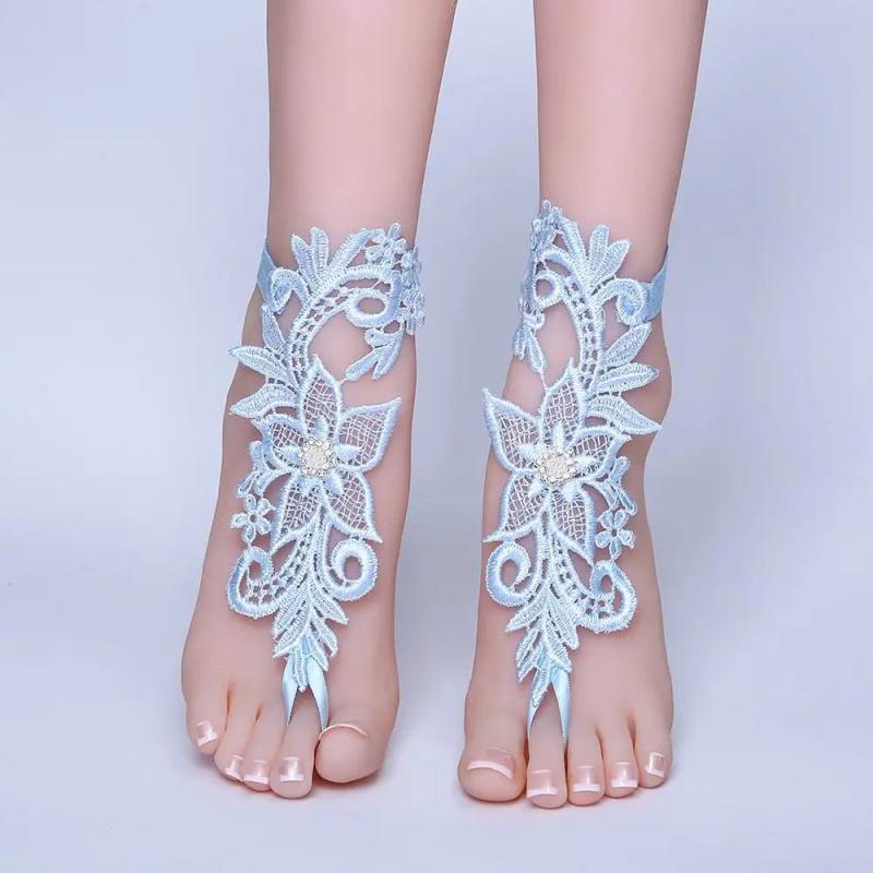 Foot Chain Lace Ankle Bracelet Bridal Beach Wedding