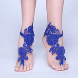 Lace Foot Chain Anklet Bridal Beach Wedding Sandals