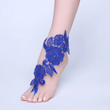 Lace Foot Chain Anklet Bridal Beach Wedding Sandals