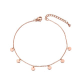 Bohemia Beach Charm Anklet Foot Jewelry Stainless Steel Chain & Link Anklets