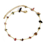 Lucky Eye Stone Bead Beach Anklet Adjustable Foot Chain Boho Jewelry