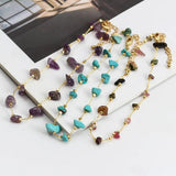 Lucky Eye Stone Bead Beach Anklet Adjustable Foot Chain Boho Jewelry