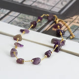 Lucky Eye Stone Bead Beach Anklet Adjustable Foot Chain Boho Jewelry
