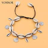 Women's Shell Anklet Beach Barefoot Sandals Jewelry