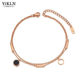 Geometry Acrylic Circle Anklets For Women