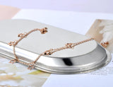 Bohemia Stainless Steel Beach Charm Anklet Foot Jewelry Hollow Star Chain