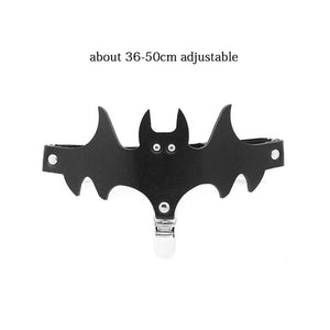 Sexy Leather Love Garter Belt Elastic Leg Girl Women Harness Goth Accessories