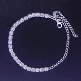 Crystal Tennis Chain Anklet Bracelet for Women
