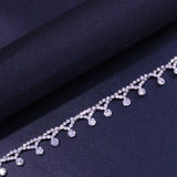 Bling Crystal Cross Anklet Bracelet Foot Chain