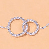 Rhinestone Metal Leg Chain Anklets Foot Accessories for Women