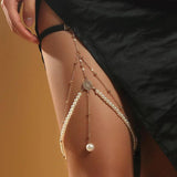 Sexy Multilayer Pearl Body Chain Leg Chain