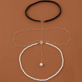 Sexy Multilayer Pearl Body Chain Leg Chain
