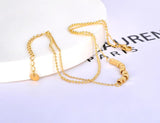 Geometric Square Charm Anklet - Stainless Steel Foot Jewelry