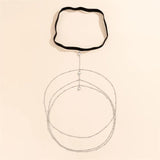 Women's Personality Thigh Chain Multilayer Metal Chain Pendant Leg Chain