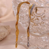 Stainless Steel Two-strand Braided Blade Chain Anklet