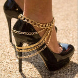 Multi-layer Foot Ankle Chain Barefoot Sandals Beach Jewelry