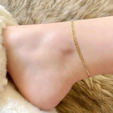 Stainless Steel Boho Anklet, Summer Jewelry