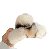 Plush Hair Claws Banana Barrette Jaw Clip
