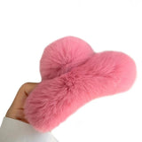 Plush Hair Claws Banana Barrette Jaw Clip