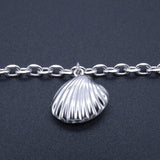 Shell Charm Stainless Steel Anklets Vintage Jewelry Punk Fan