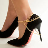 Tassel Anklet High Heel Chain Women Charm Jewelry