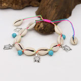 Shell Anklets for Women Summer Beach Barefoot Sandals
