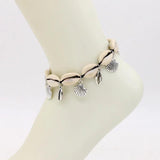 Shell Anklets for Women Summer Beach Barefoot Sandals
